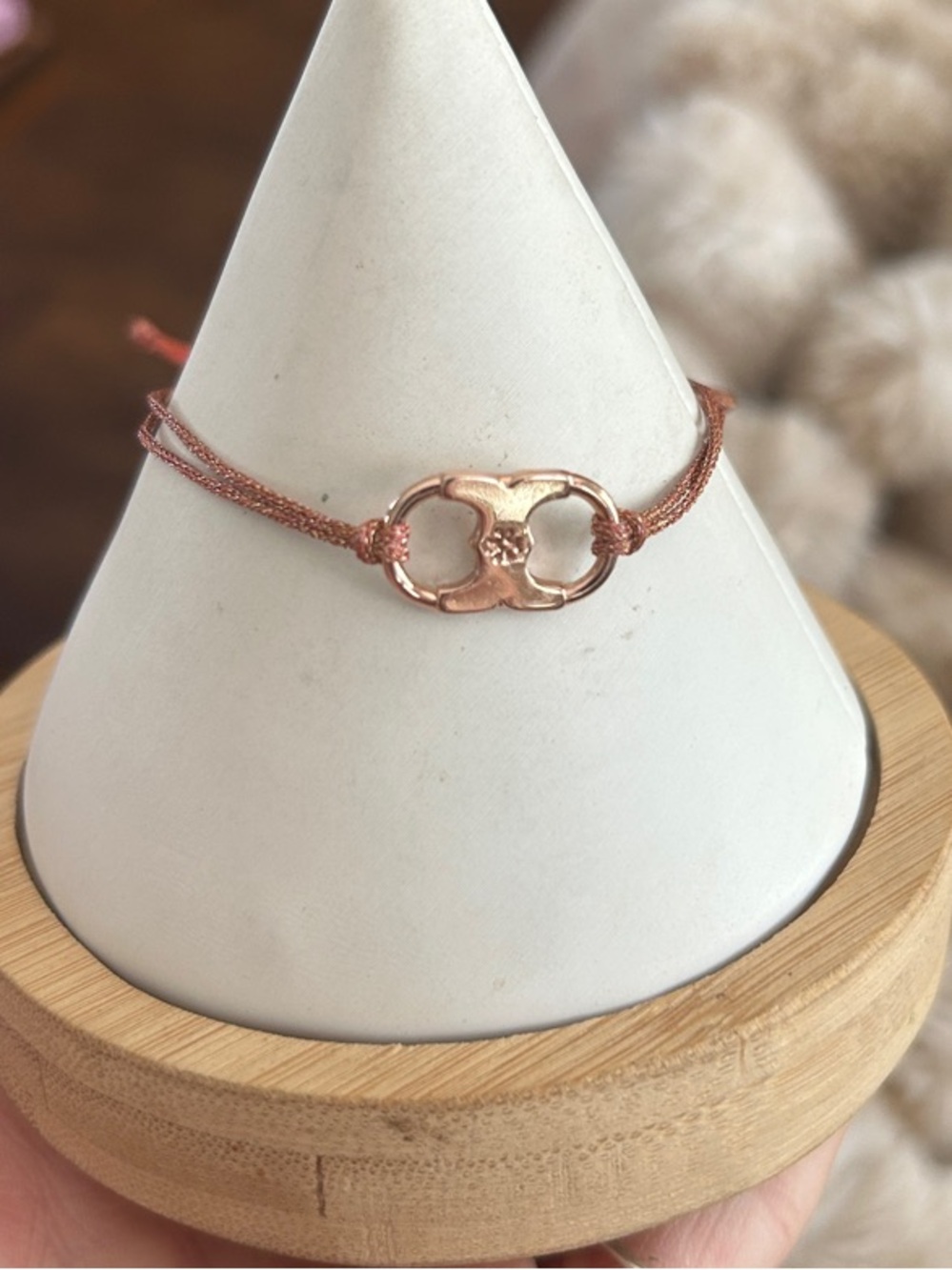 Tory Burch Rose Gold Wmbrace Ambition Bracelet